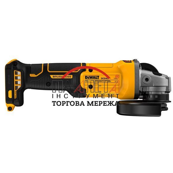 Шліфмашина кутова - болгарка акумуляторна безщіткова DeWALT DCG407N DCG407N фото