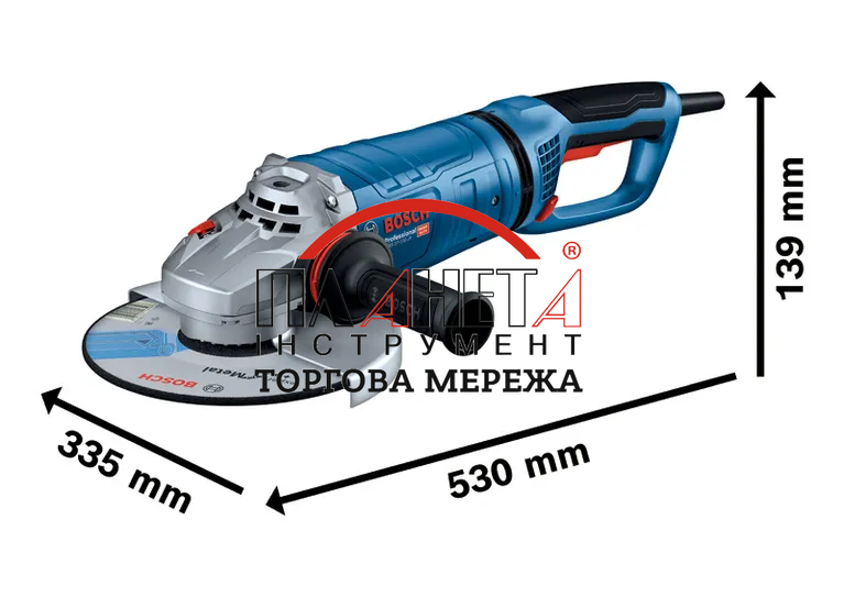 Кутова шліфувальна машина PRO GWS 27-230 JR Bosch Professional (06018C7320) 06018C7320 фото