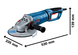 Кутова шліфувальна машина PRO GWS 27-230 JR Bosch Professional (06018C7320) 06018C7320 фото 7