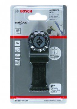Погружной пильный диск HCS AIZ 32 EPC Wood 50 x 32 мм BOSCH Starlock (5 шт.) 2608661626 фото