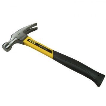 Молоток Yellow Fibreglass Curve Claw з прямим цвяходером Stanley 1-51-622 фото