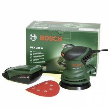 Ексцентрикова шліфувальна машина Bosch PEX 220 A 0603378020 фото
