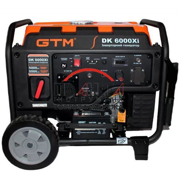 Бензиновий інверторний генератор GTM DK6000Xi 5.5 кВт 34058 фото