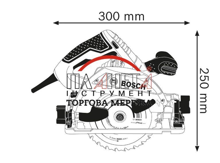 Ручна дискова пила Bosch GKS 55 GCE 0601682100 фото
