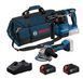 Набір 18V-SET акумуляторний комбінований Bosch Professional, складається з болгарки GWS 18V-8, перфоратора GBH 18V-22, двох акб 4.0Ah 18В, зарядного GAL 18V-40 та сумки M-BAG (0615V0003C) 0615V0003C фото 1
