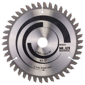 Пильный диск 160Х20/16 42 MULTIMATER BOSCH 2608640503 фото