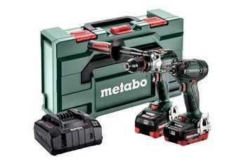 Комплект акумуляторних інструментів Metabo Combo Set 2.1.15 18 V (685184000) SB 18 LTX BL I + SSD 18 LTX 200 BL, LiHD 2х5,5Ah, кейс metaBOX 145 L, ASC 145 685184000 фото