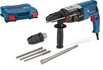 Перфоратор GBH 2-28 F, набір свердел, зубило, змінний патрон Bosch Professional (0611267604) 0611267604 фото