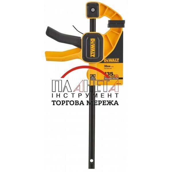Струбцина DeWALT "L" швидкозатискна, максимальний тиск 135 кг (DWHT0-83193) DWHT0-83193 фото