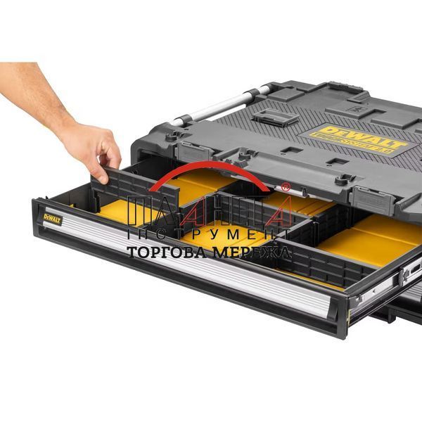 Універсальний ящик TOUGHSYSTEM 2.0 DXL на 2 шухлядки DeWALT DWST08520-1 DWST08520-1 фото