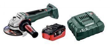 Акумуляторна шліфувальна машина Metabo WB 18 LTX BL 125 Quick 1 x 5,5 Ач UA613077850 фото