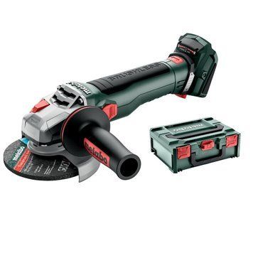 Акумуляторна кутова шліфувальна машина Metabo WB 18 LT BL 11-125 Quick frame без акумулятора, metaBOX 165 L (613054840) 613054840 фото