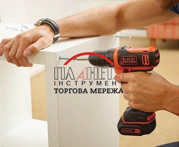 Дрель-шуруповерт аккумуляторный BLACK+DECKER BDCDD12B BDCDD12B фото