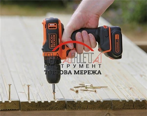 Дрель-шуруповерт аккумуляторный BLACK+DECKER BDCDD12B BDCDD12B фото