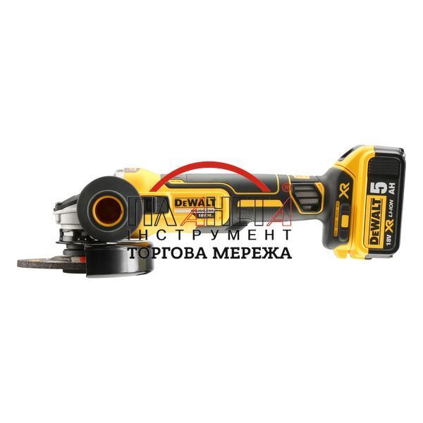 Шліфмашина кутова - болгарка акумуляторна безщіткова DeWALT DCG405P2 DCG405P2 фото