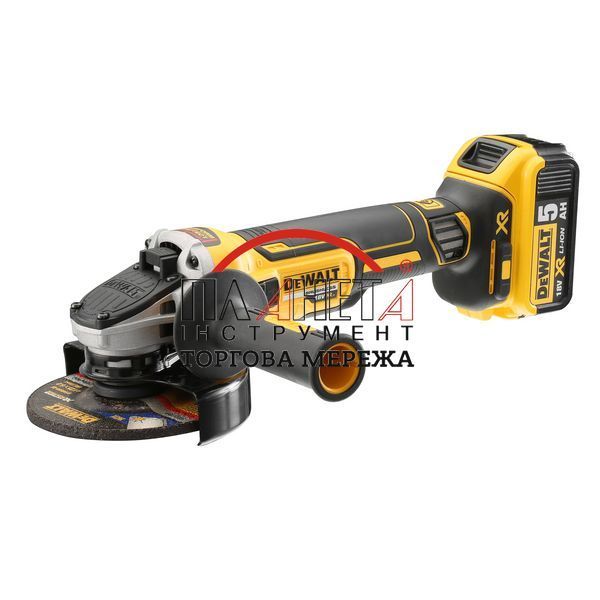 Шліфмашина кутова - болгарка акумуляторна безщіткова DeWALT DCG405P2 DCG405P2 фото