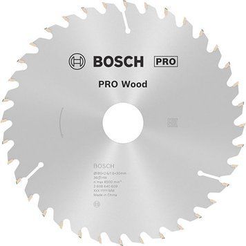 Циркулярне пиляльне полотно, диск Bosch Professional Wood для дротових ручних пилок, 180x2,6x30мм, Т36, OPTILINE (2608640609) 2608640609 фото