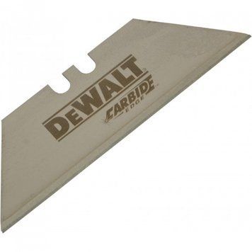Леза запасні DeWALT "Carbide", трапецієподібні, 50 шт, зміцнена карбідом вольфраму кромка (DWHT8-11131) DWHT8-11131 фото