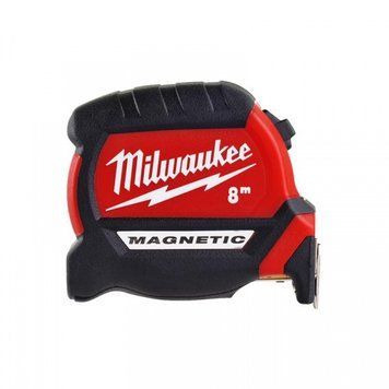 Рулетка магнітна PREMIUM MILWAUKEE, 8м, (27мм) (4932464600) 4932464600 фото