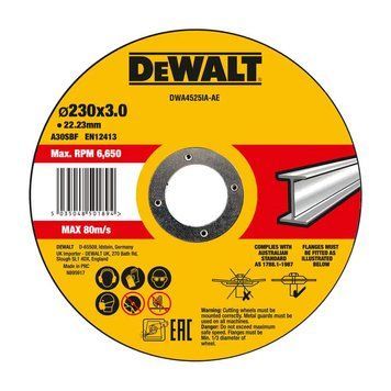 Круг відрізний HIGH PERFORMANCE DeWALT DWA4525IA DWA4525IA фото
