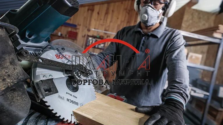 Циркулярне пиляльне полотно, диск Wood Optiline Corded Bosch Professional для мережевих торцювальних пилок, 254x30x1.4/2 мм, 60Т (2608640436) 2608640436 фото