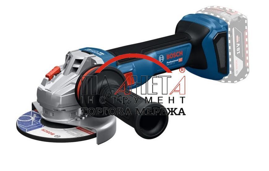 Акумуляторна кутова шліфмашина Bosch GWS 18V-11 Professional, без акб та зп, в кейсі L-BOXX 136 (06019N4102) 06019N4102 фото