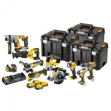 Набір з десяти інструментів акумуляторних DeWALT DCK1012P4T DCK1012P4T фото
