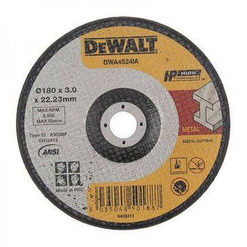 Круг відрізний HIGH PERFORMANCE DeWALT DWA4524IA DWA4524IA фото