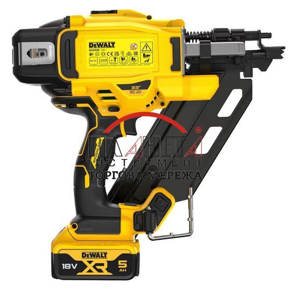 Пістолет цвяхозабивний акумуляторний безщітковий DeWALT DCN930P2 DCN930P2 фото