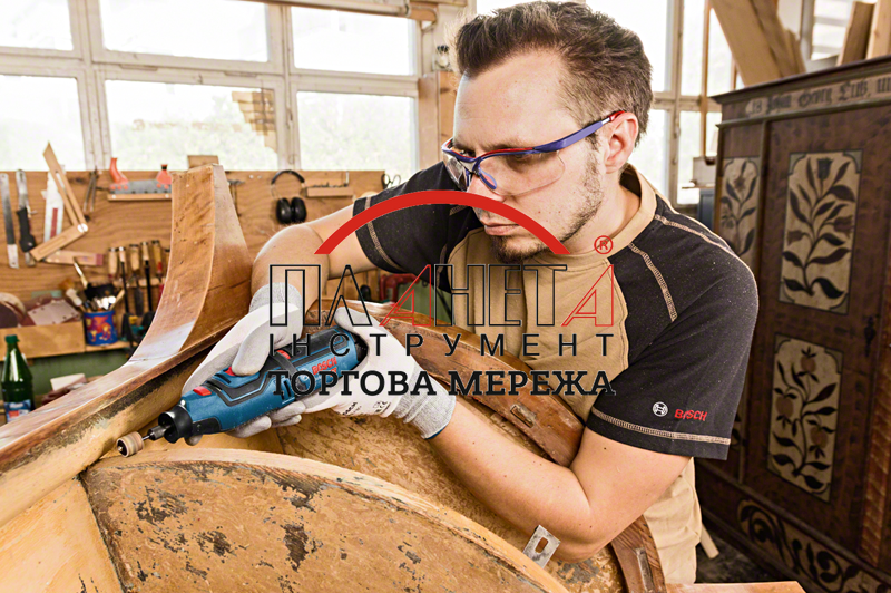 Акумуляторна універсальна шліфувальна машина (гравер) Bosch GRO 12V-35 06019C5000 фото