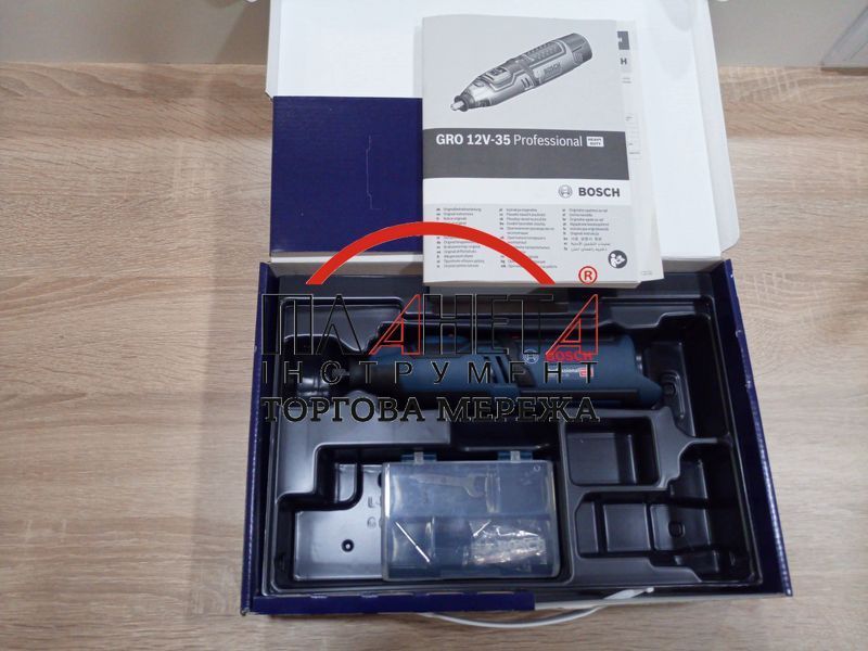 Акумуляторна універсальна шліфувальна машина (гравер) Bosch GRO 12V-35 06019C5000 фото