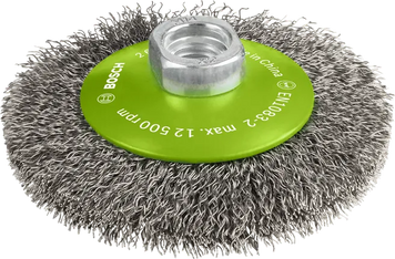 Щітка крацовка кільцева PRO Stainless Steel clean, 100х0,35мм, з різьбою M14, сталевий дріт витий, INOX Bosch Professional (2608622108) 2608622108 фото