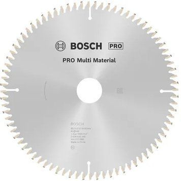 Циркулярне пиляльне полотно, диск Wood Optiline Corded Bosch Professional для мережевих торцювальних пилок, 210x30x1,8/2,5 мм, 80Т (2608640445) 2608640445 фото