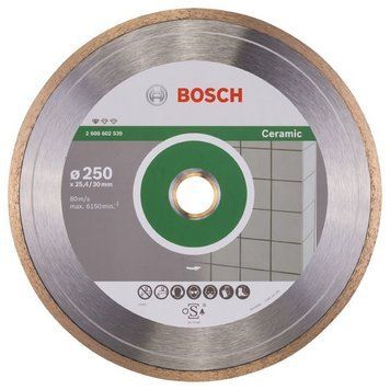 Алмазный диск Standard for Ceramic 250-30/25,4 BOSCH 2608602539 фото