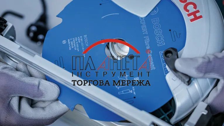 Пиляльне полотно, диск Bosch Professional Expert Fibre Cement Corded для мережевих ручних циркулярних пилок, для занурювальних пил, 165x20x2.2, 4T (2608644122) 2608644122 фото