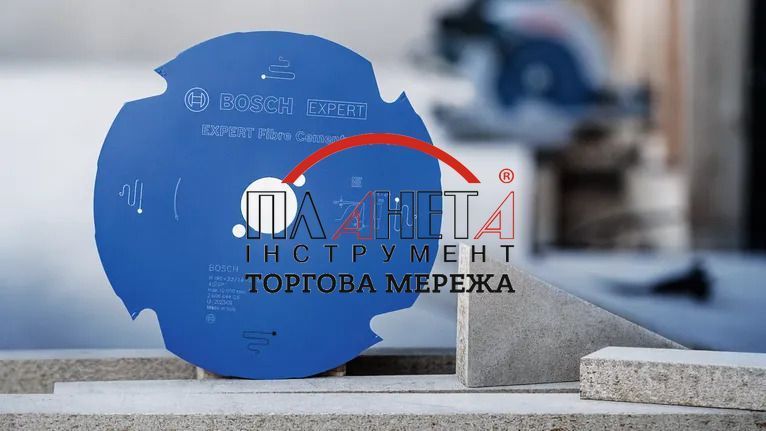 Пиляльне полотно, диск Bosch Professional Expert Fibre Cement Corded для мережевих ручних циркулярних пилок, для занурювальних пил, 165x20x2.2, 4T (2608644122) 2608644122 фото