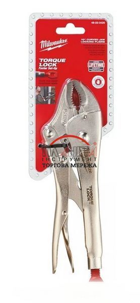 Затискач Torque Lock MILWAUKEE, &Oslash;51мм, (закруглені губки) (4932471725) 4932471725 фото