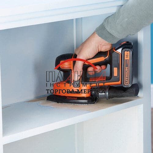 Шліфмашина вібраційна акумуляторна BLACK+DECKER BDCDS18 BDCDS18 фото