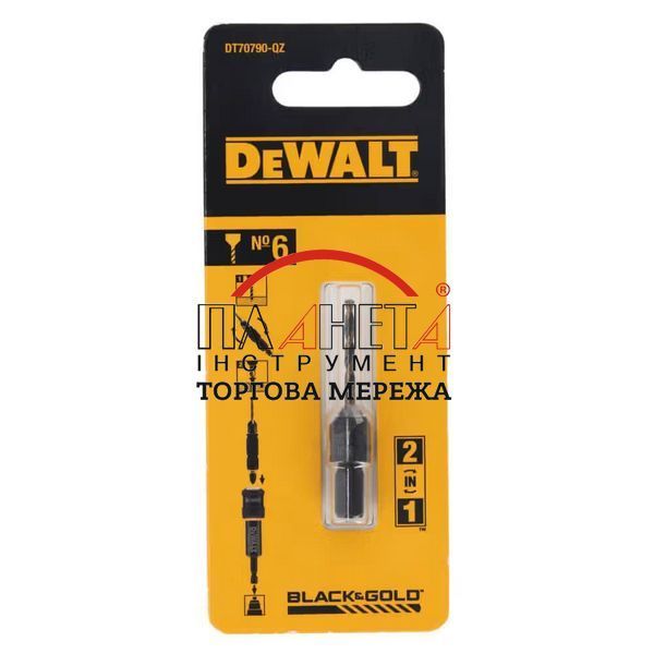 Свердло пілотне з зенкером FLIP&DRIVE №6 DeWALT DT70790 DT70790 фото