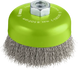 Зачисна чашкова щітка PRO Stainless Steel clean, 100х0,3мм, з різьбою M14, витий сталевий дріт, INOX, 180 Bosch Professional (2608622103) 2608622103 фото 1