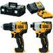 Набір із двох акумуляторних безщіткових інструментів DeWALT DCK2110C2T DCK2110C2T фото 1