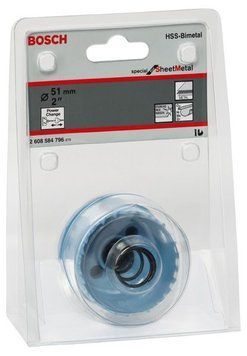 Коронка SHEET-METAL 51 мм BOSCH 2608584796 фото