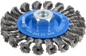 Дискова кільцева щітка PRO Metal heavy, M14, 115x0.5мм, пучки сталі Bosch Professional (2608622059) 2608622059 фото