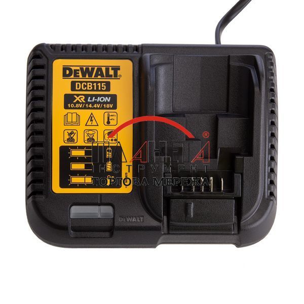 Зарядний пристрій DeWALT 10.8 / 14.4 / 18 В DCB115 фото