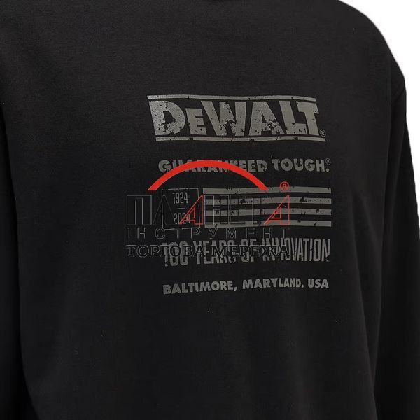 Світшот 100 YEAR LOGO SWEATSHIRT DeWALT DWC237-001-XL DWC237-001-XL фото
