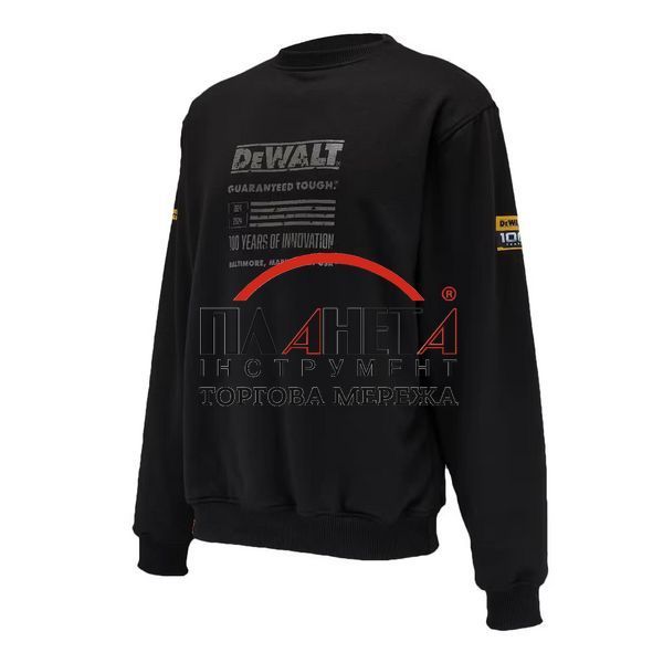 Світшот 100 YEAR LOGO SWEATSHIRT DeWALT DWC237-001-XL DWC237-001-XL фото