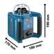 Ротаційний лазерний нівелір BOSCH GRL 300 HV Set 0601061501 фото 3