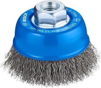 Зачисна чашкова щітка PRO Metal clean, M14, 70x03мм, витий сталевий дріт, 125 Bosch Professional (2608622098) 2608622098 фото