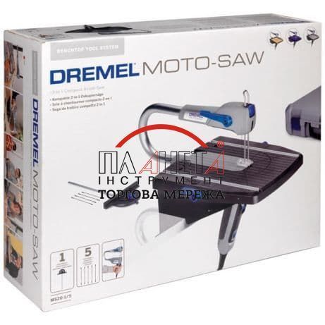 Стаціонарний лобзик 2 в 1 DREMEL Moto Saw F013MS20JC фото