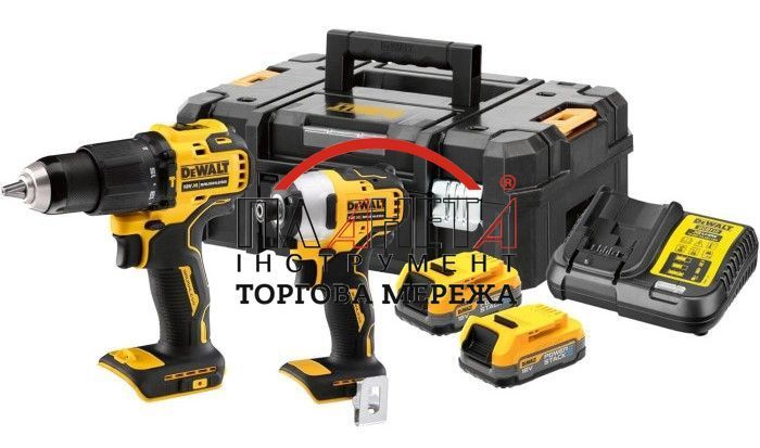 Набір з двох інструментів акумуляторних безщіткових DeWALT DCK2062E2T DCK2062E2T фото